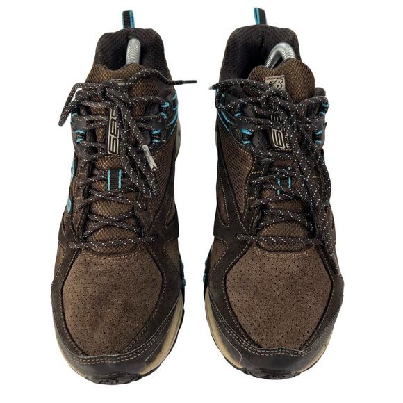 EUC NEW BALANCE 689 Brown Suede Leather Trail Running Hiking Womens Sneakers 9.5 - Picture 3 of 9